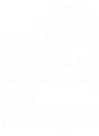 A logo for the camping and caravanning club.