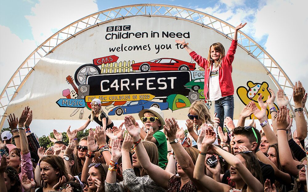 Rent one of our campervans and stay at the Car Fest Festival