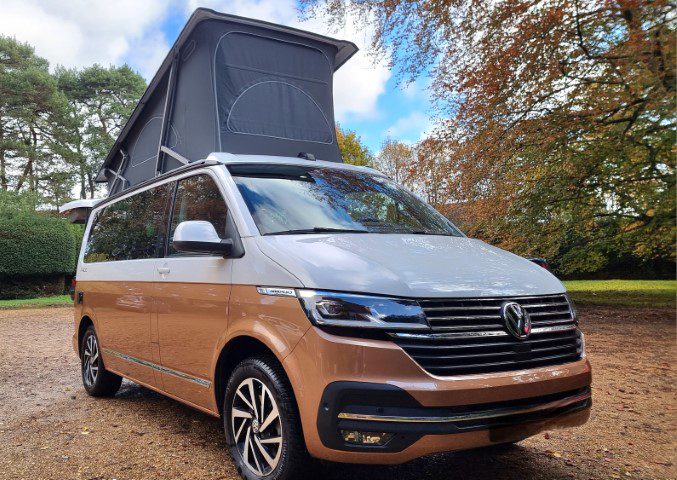 VW California Ocean for hire - Front View